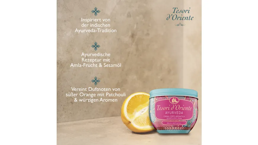 Tesori d'Oriente Körpercreme Ayurveda 300 ml