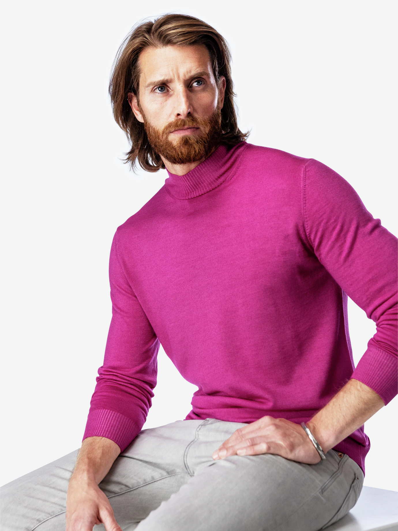 Eloquenter Mockneck-Pulli