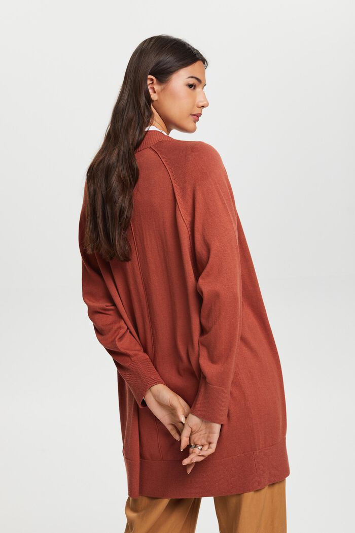 Langer, offener Cardigan