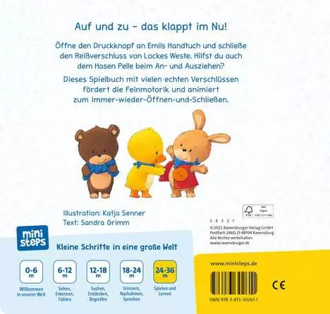 ministeps: Knopf auf, Knopf zu