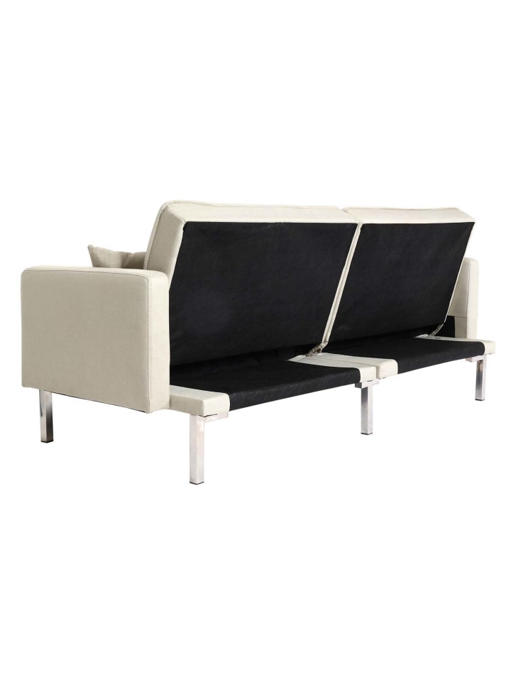 MCW Schlafsofa K65, Stoff/Textil creme-beige günstig kaufen onesize