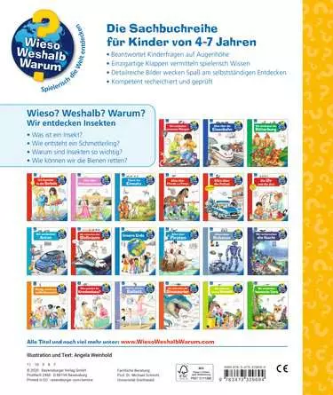 Ravensburger Wieso? Weshalb? Warum?, Band 39: Wir entdecken Insekten