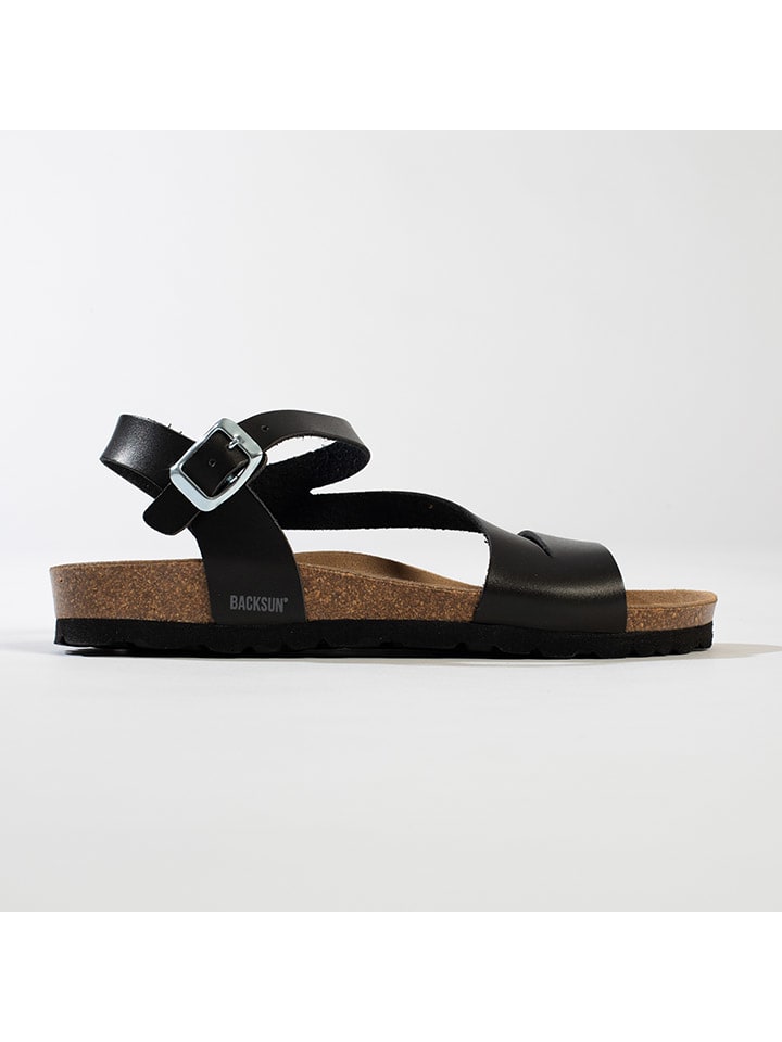 BACKSUN Sandalen in Schwarz günstig kaufen
