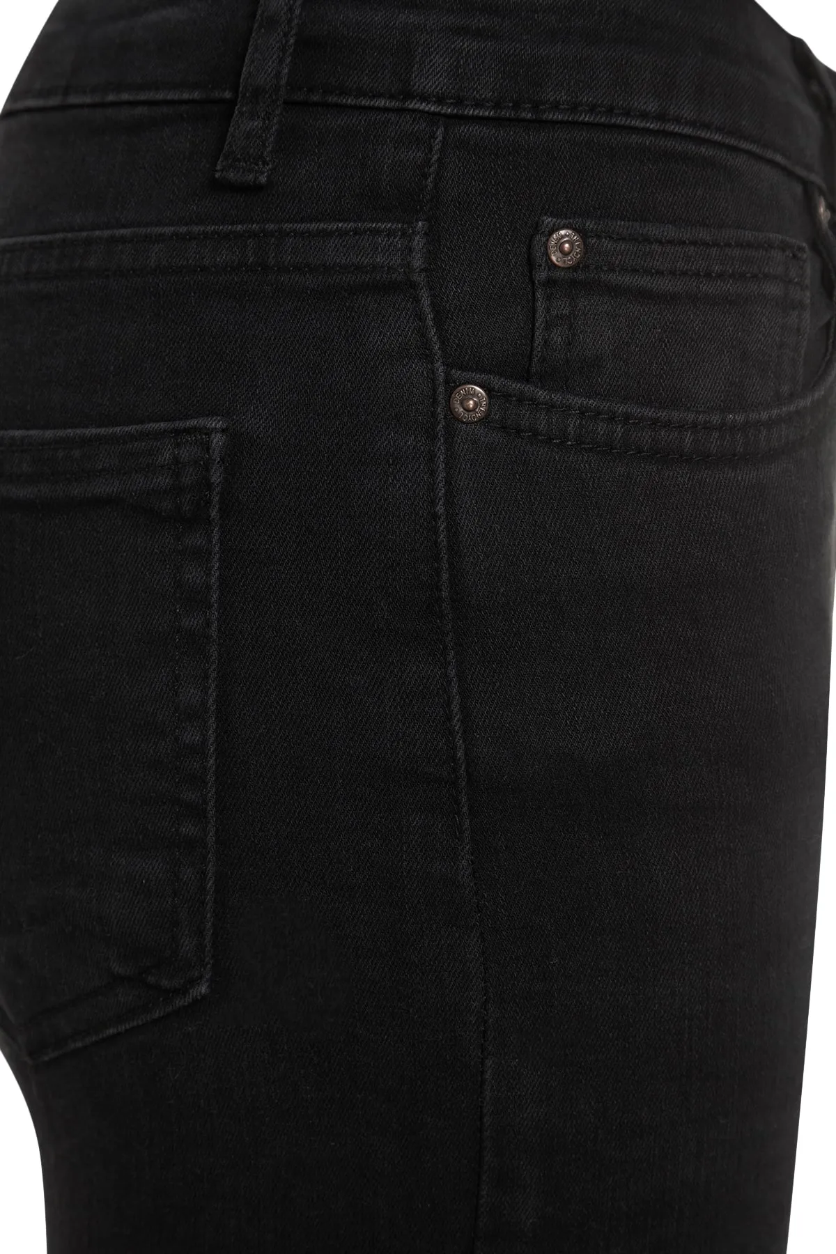Trendyol Collection  Schwarze Skinny Jeans mit hoher Taille TWOSS23JE00075