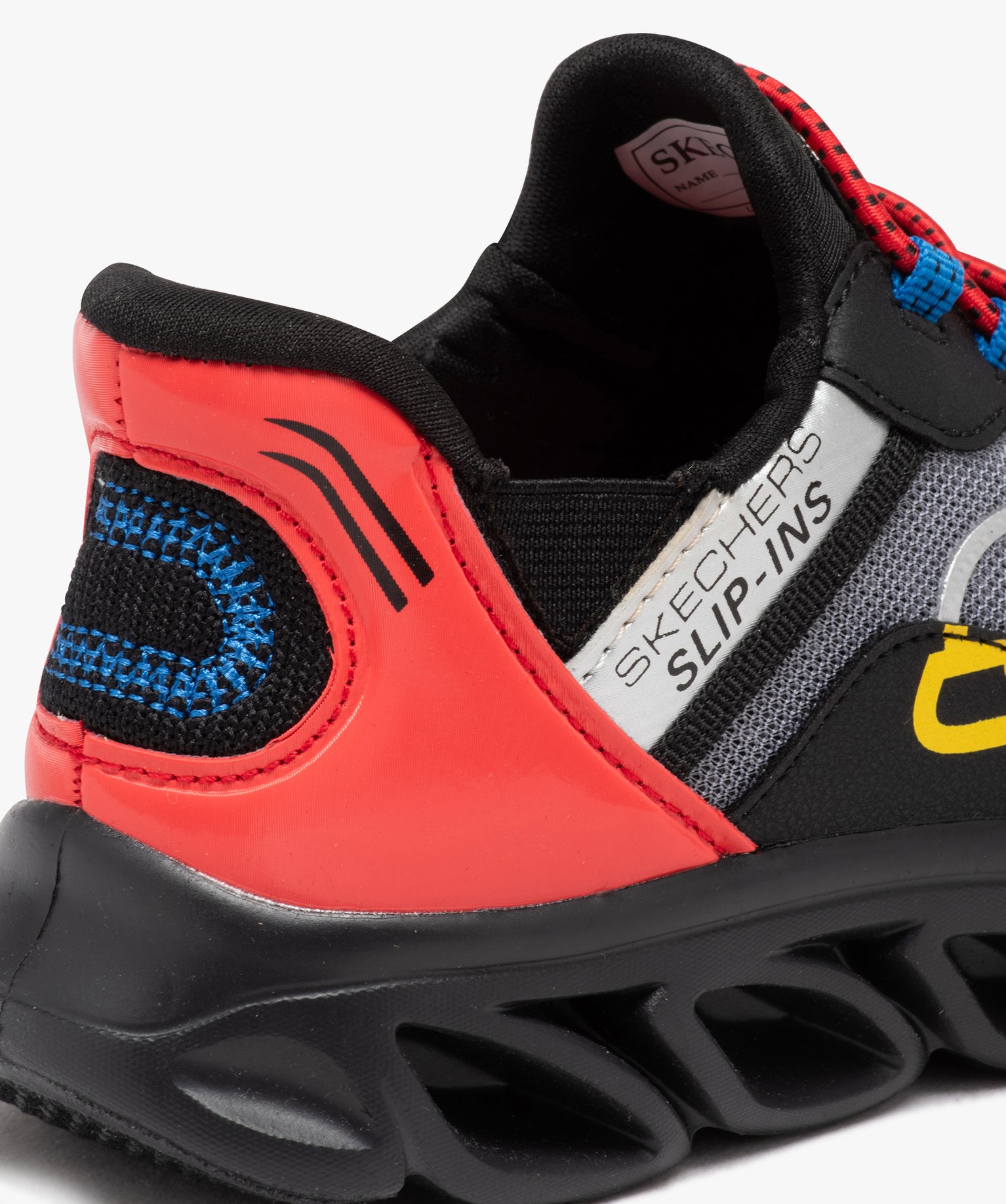 Baskets Garçon running multicolores à enfiler - Skechers noir | GEMO