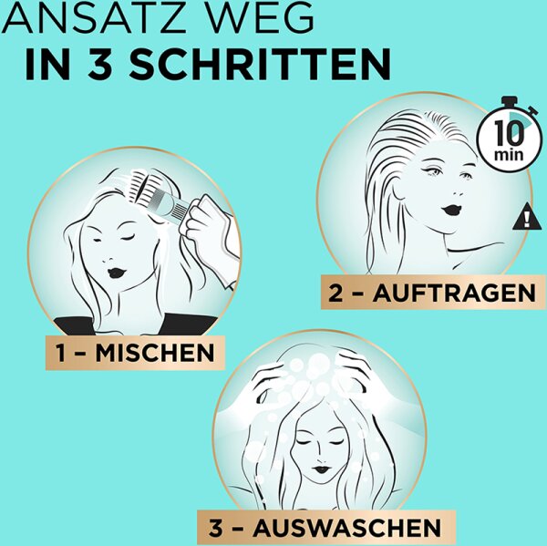 L'Oréal Paris Magic Retouch Permanent Ansatz-Abdeckung 4 dunkelbraun Tönung