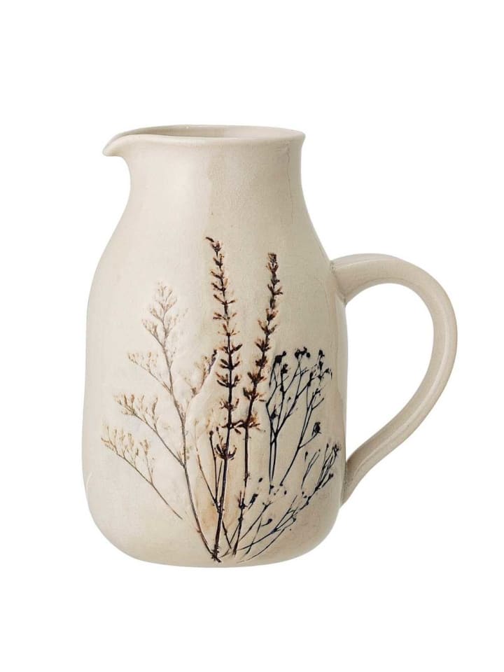 Bloomingville Krug BEA Natur mit Blumen 1,5 Liter günstig kaufen onesize