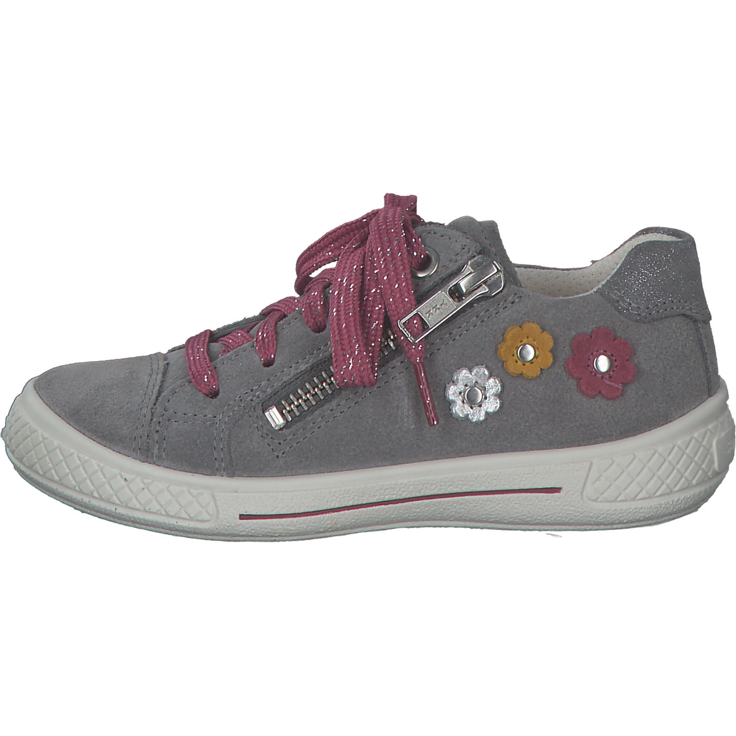 Superfit TENSY 00100, Sneakers Low, Kinder, Grau