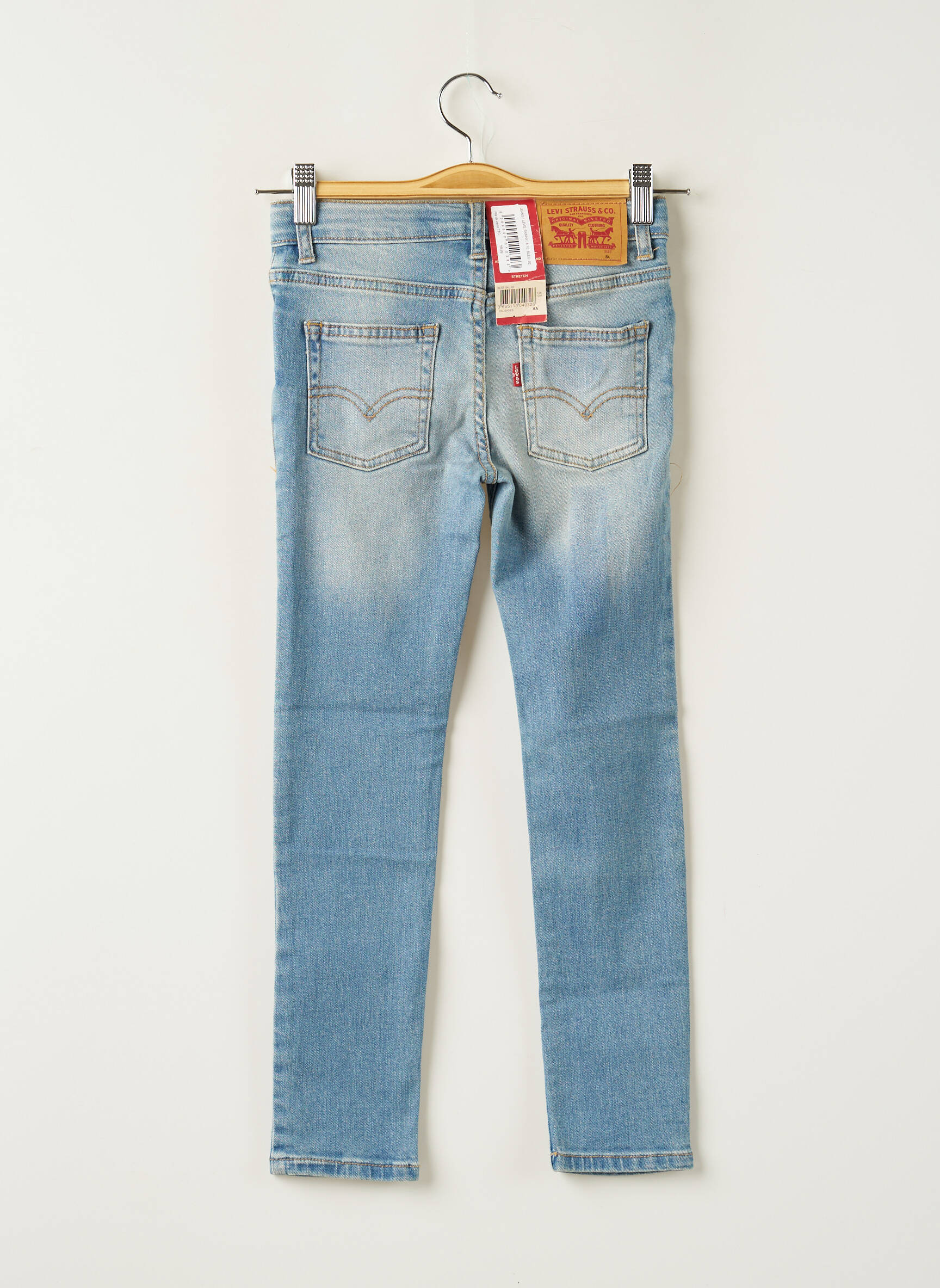Levis Jeans Skinny Fille couleur bleu
