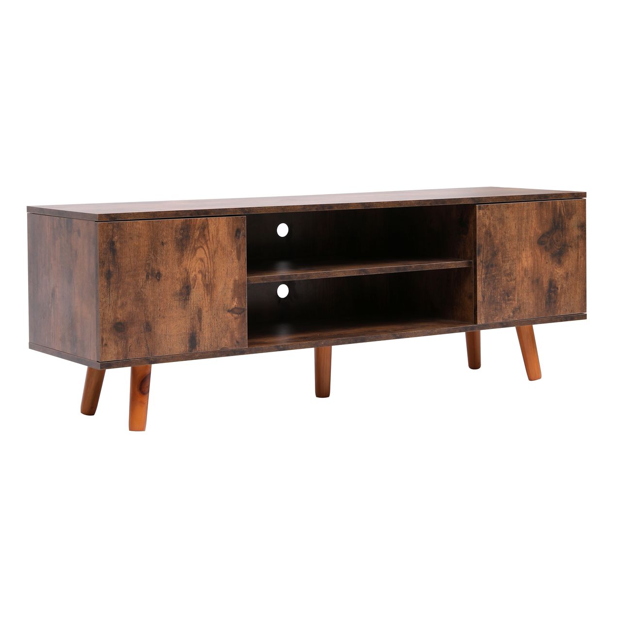 Happy Home Happy Home TV Schrank Sideboard Kommode HWB12-HOL Holz