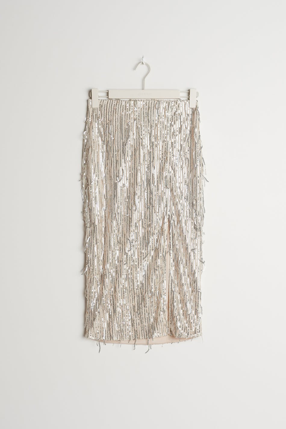 Fringe sequins skirt