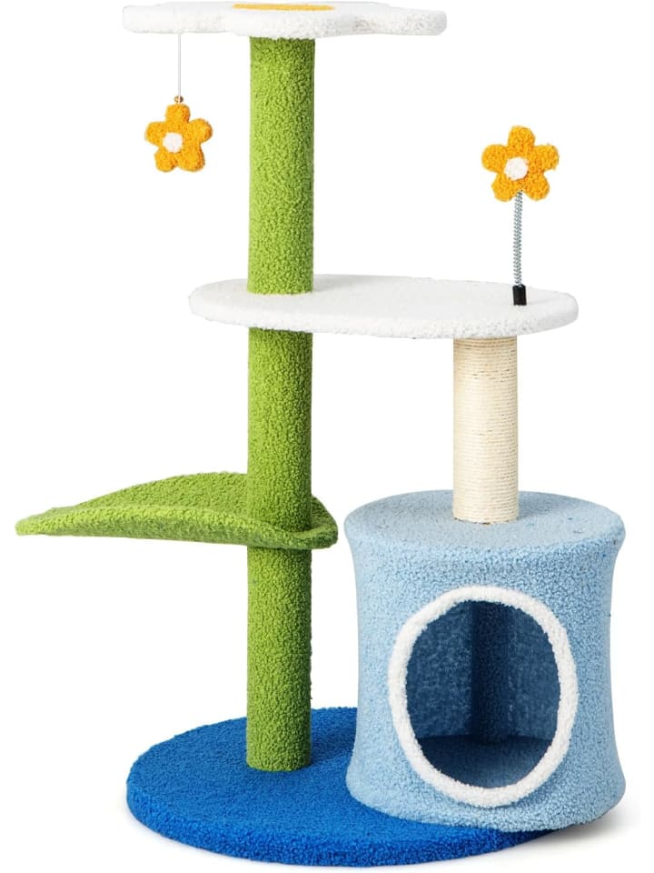 COSTWAY Kratzbaum Klein in Grün günstig kaufen 49 cm