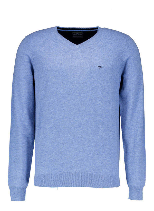 Fynch-Hatton, Pullover, Merinowolle-Kaschmir, himmelblau meliert
