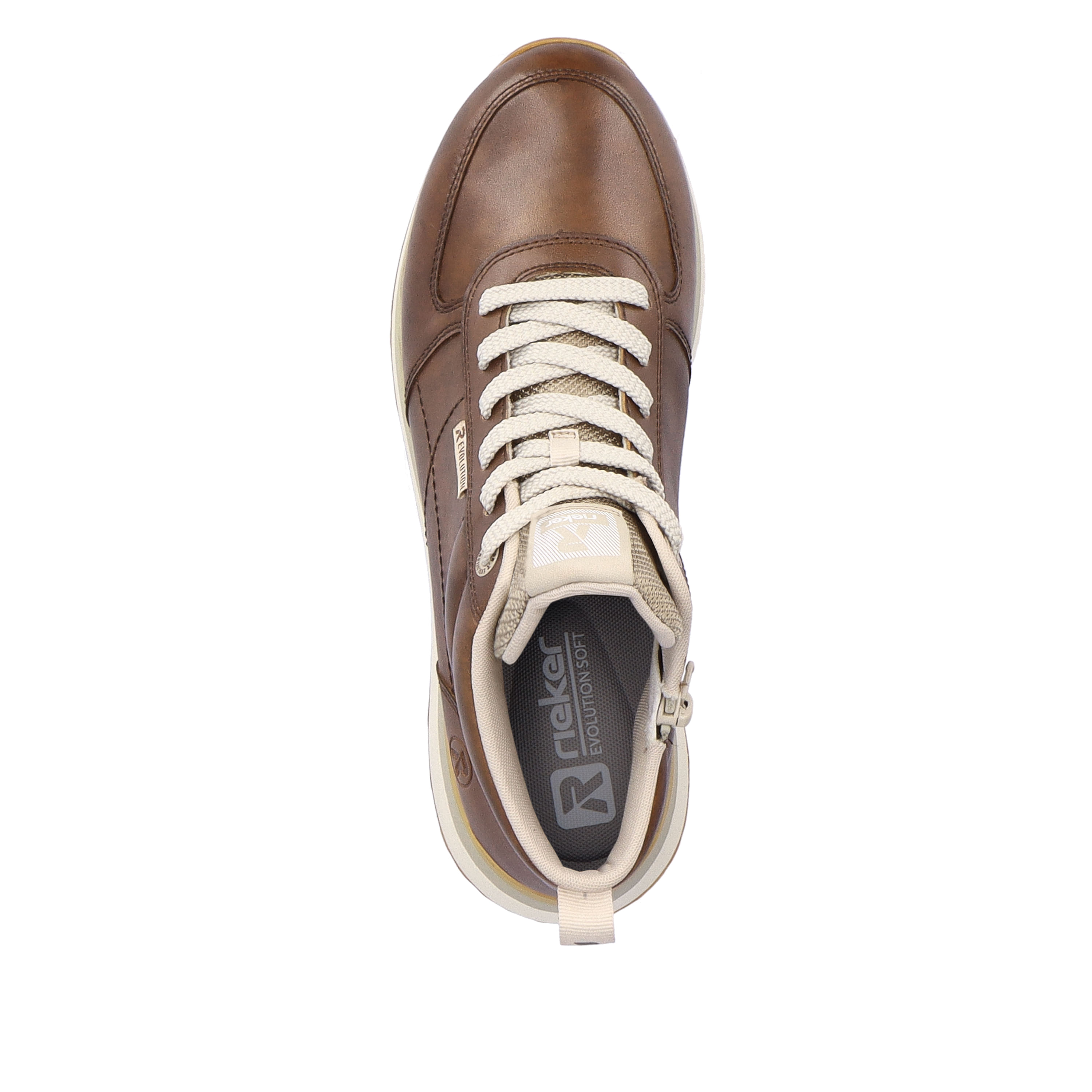 Rieker Damen Sneaker High wood brown