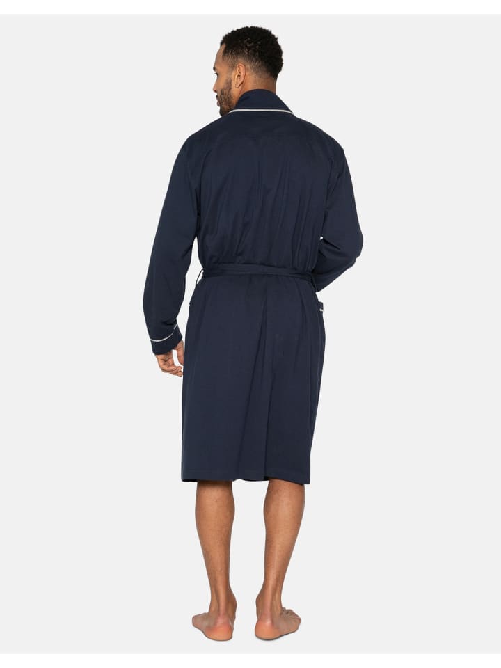 Threadbare Bademantel Virgo in Blau günstig kaufen