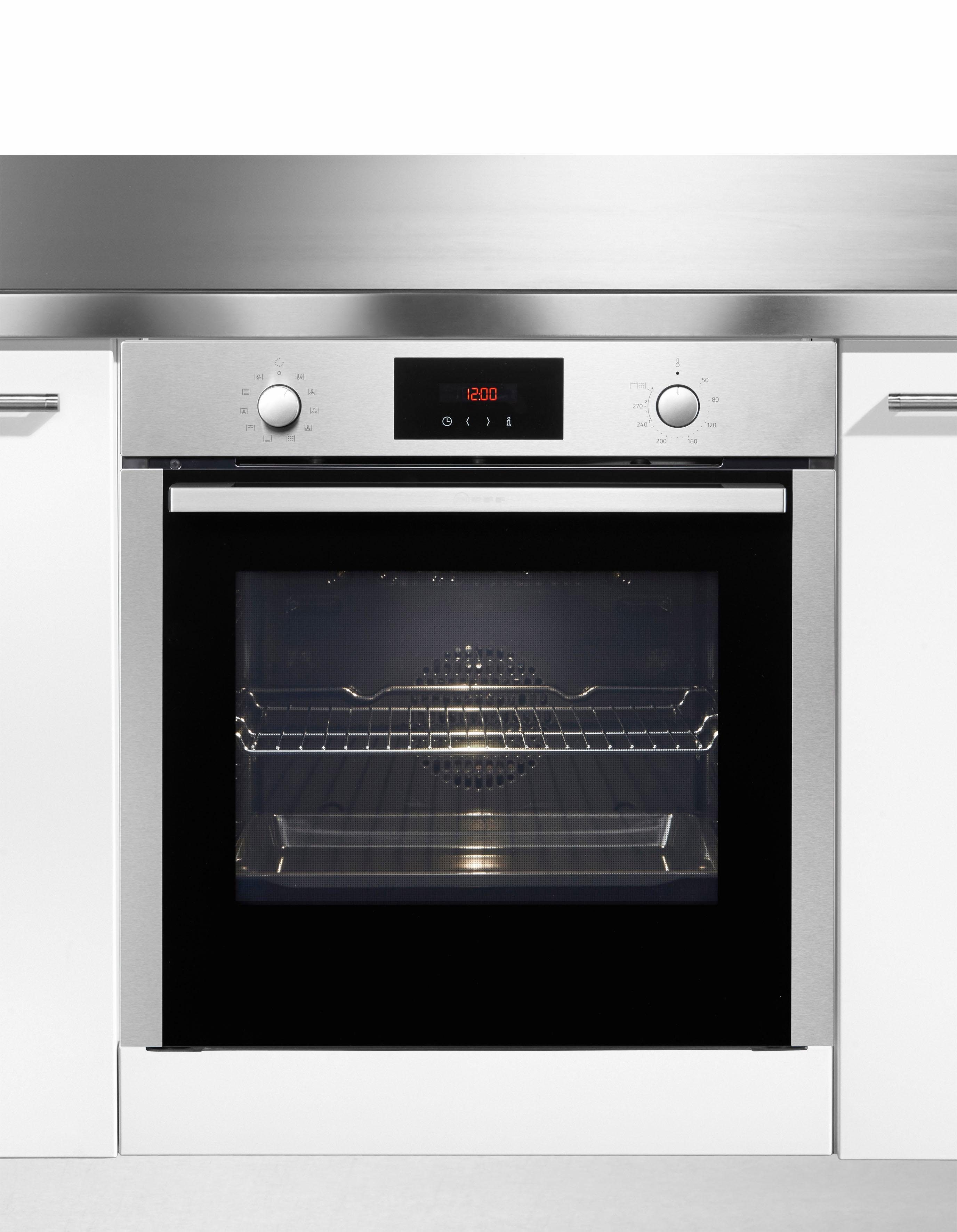 NEFF Pyrolyse Backofen N 30 B2CCG6AN0, mit Teleskopauszug nachrüstbar, Pyrolyse-Selbstreinigung, CircoTherm®-Heißluft