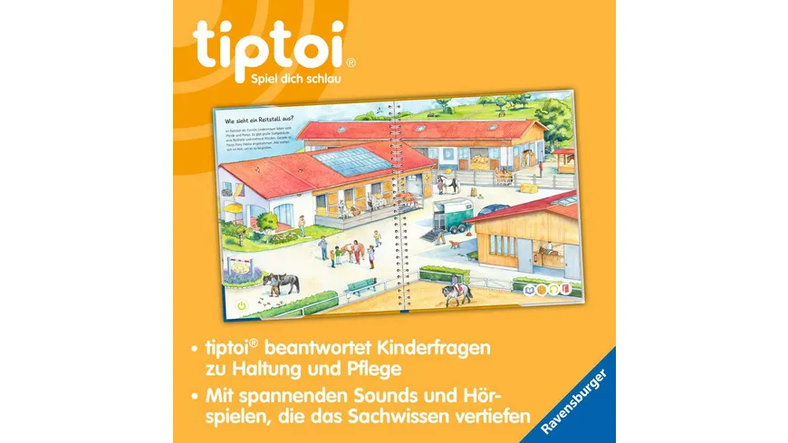 Ravensburger tiptoi - Wieso? Weshalb? Warum? Wir entdecken Pferde und Ponys, In Sachwissen eintauchen