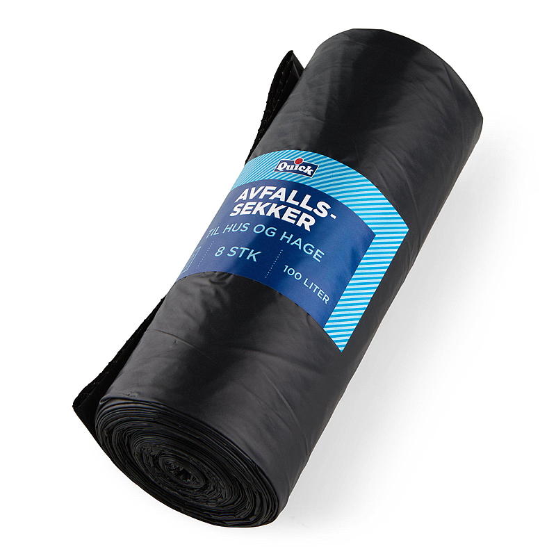 Quick Avfallsekk 8-pk 70x100cm