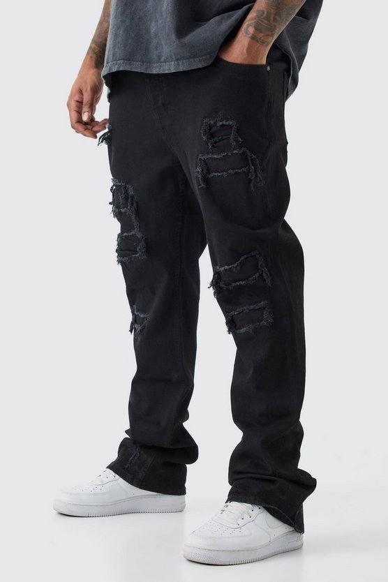 Plus zerrissene Skinny Jeans