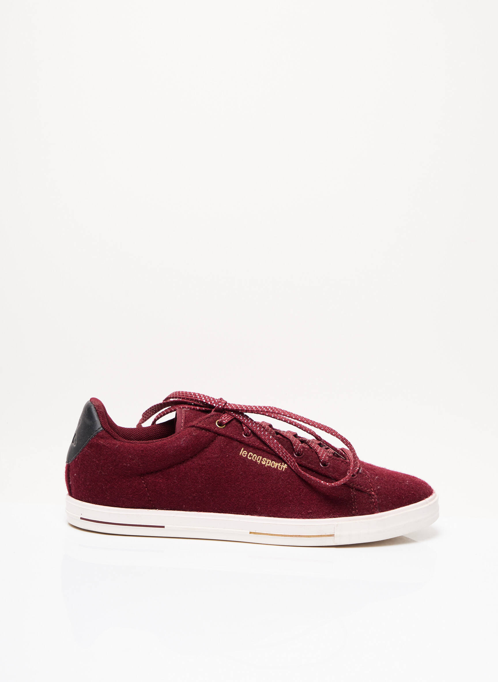 Le Coq Sportif Baskets Femme couleur rouge