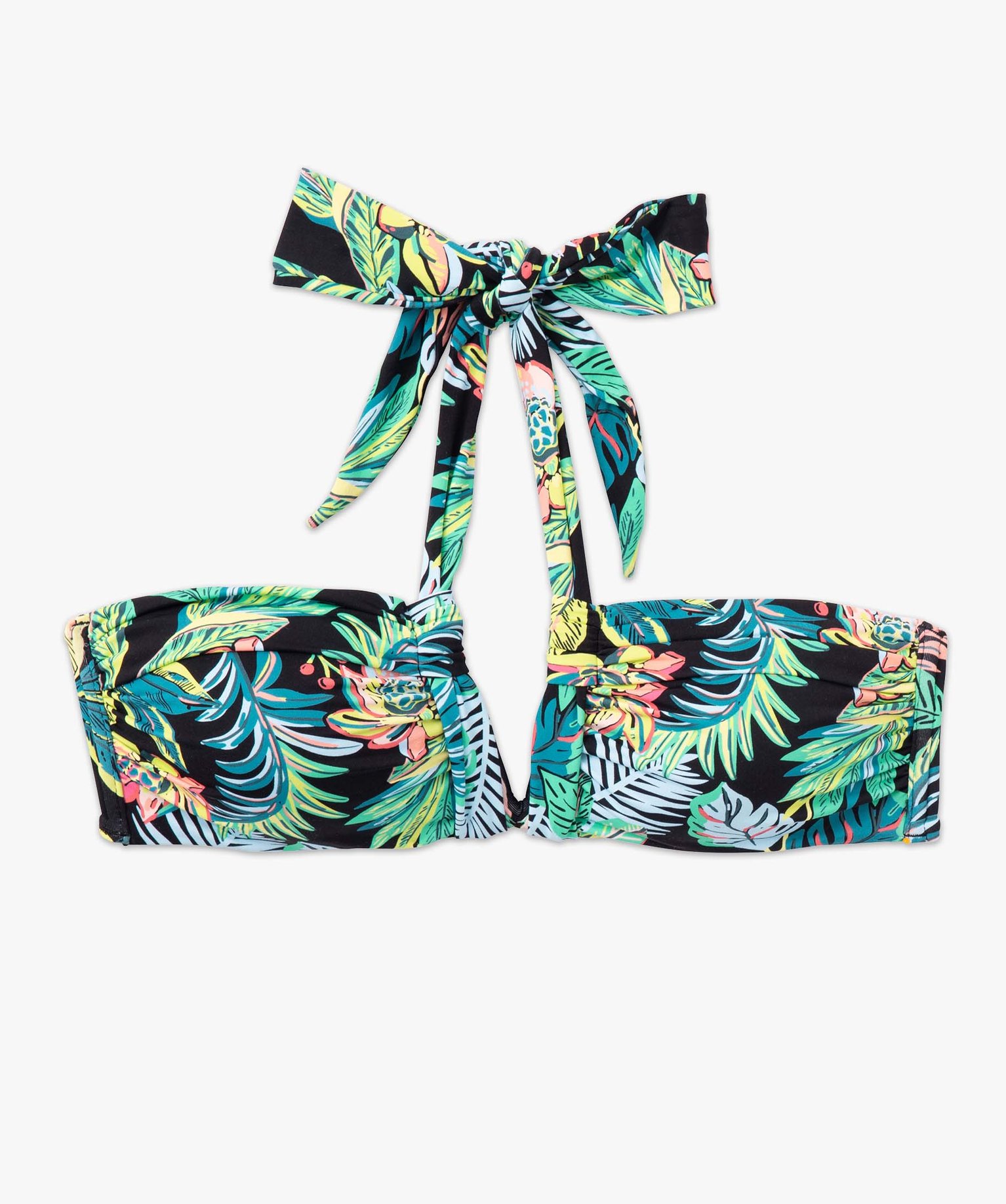 Haut de maillot de bain femme imprimé forme bandeau tour de... imprime | GEMO