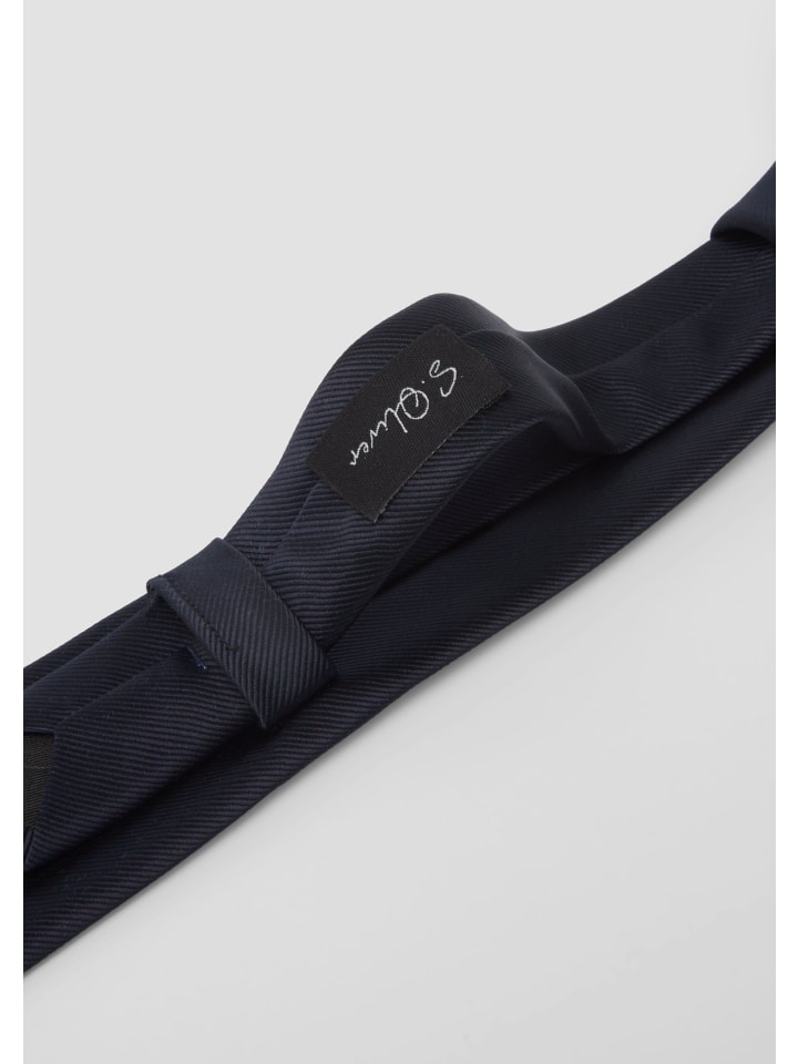 s.Oliver BLACK LABEL Krawatte in Blau günstig kaufen 1