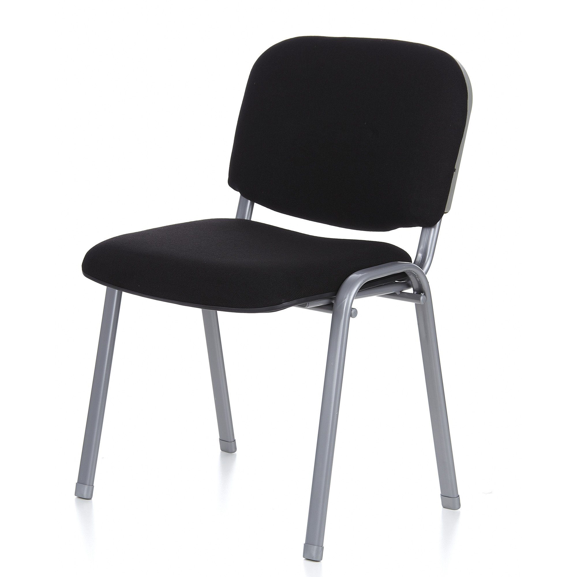 hjh OFFICE 4-Fußstuhl Vierfußstuhl 4er Pack XT 600 Stoff, Besucherstuhl Stuhl