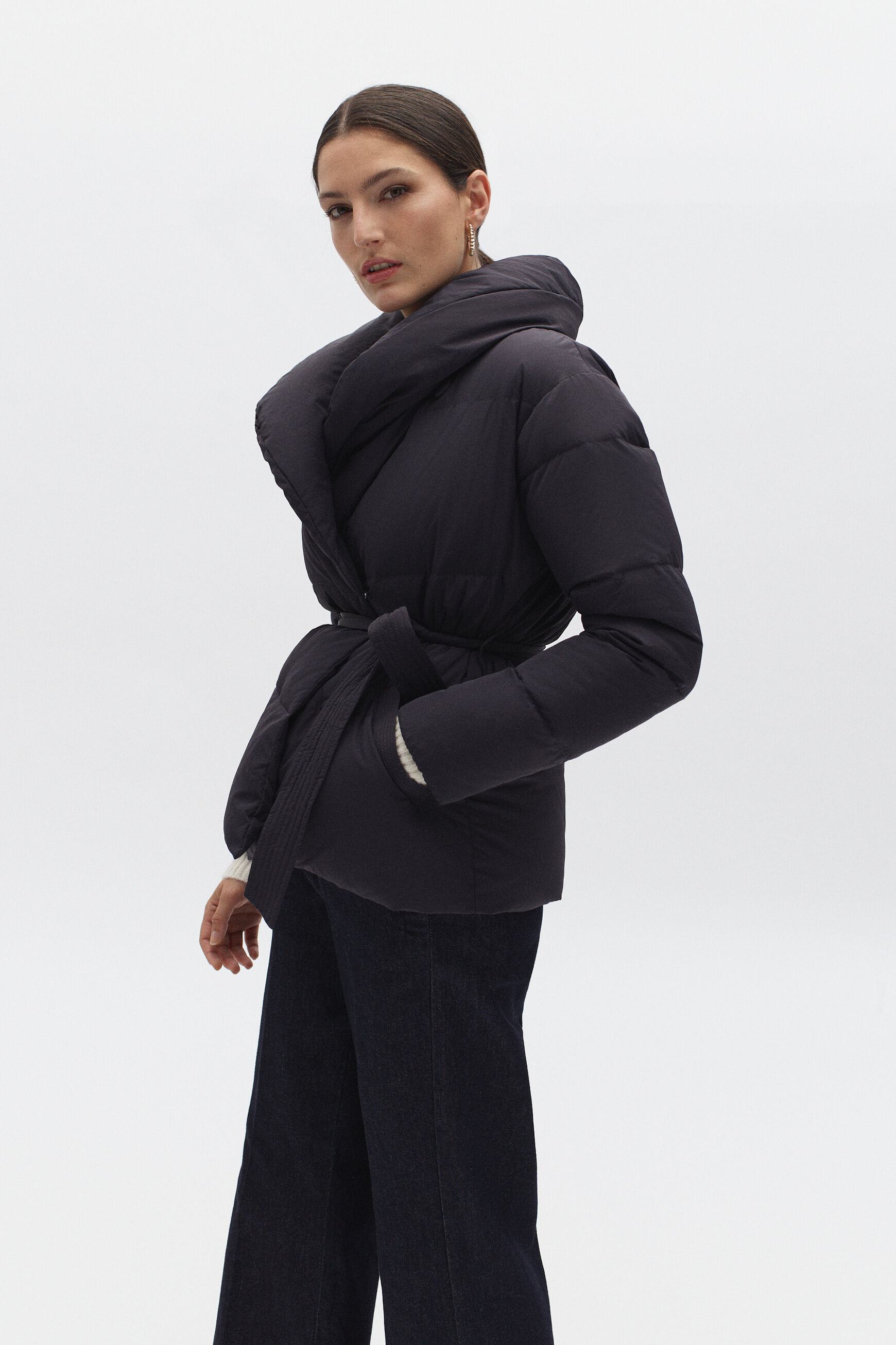 doudoune nana gris fonce femme