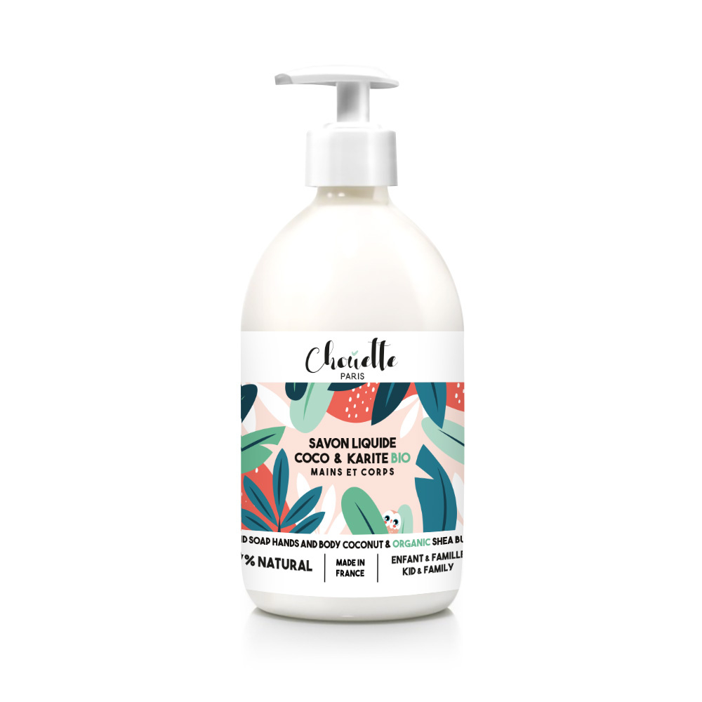 Chouette Paris Savon liquide Coco / karité BIO Soin lavant
