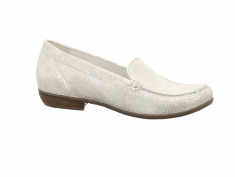 WALDLÄUFER Komfort Slipper weiss