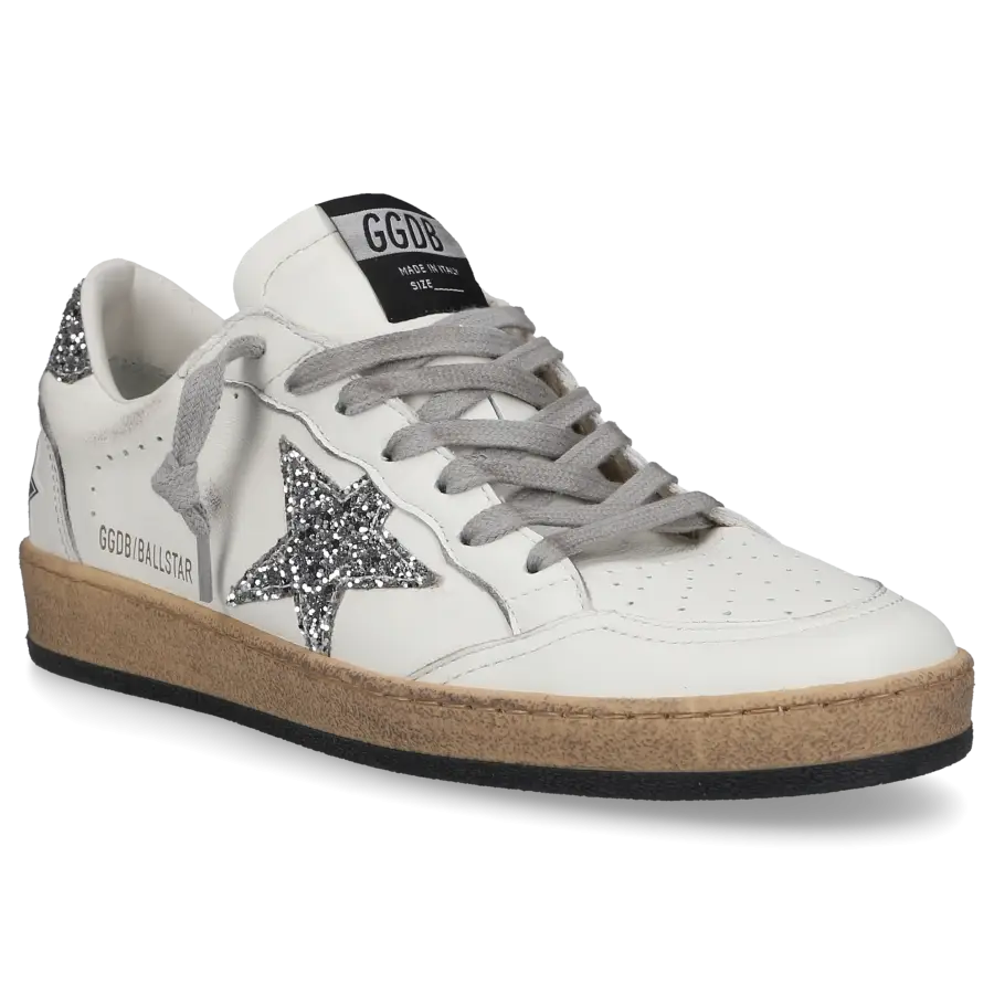 Golden Goose - Damenschuhe BALL STAR Kalbsleder - weiß