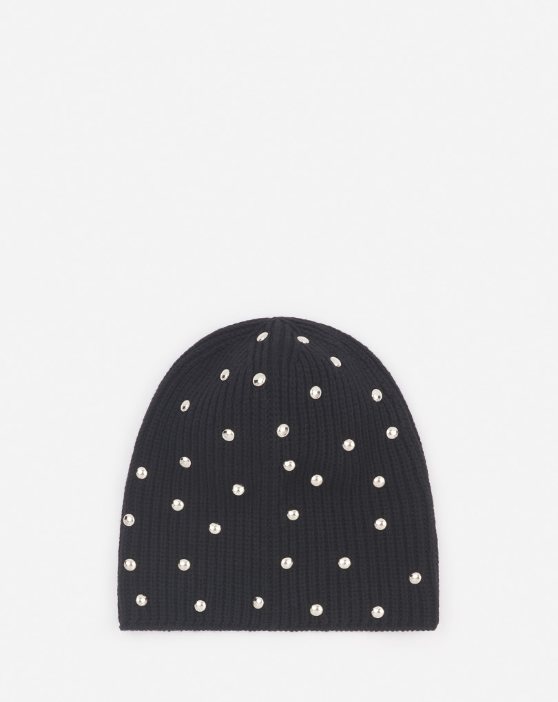 BONNET EN LAINE AVEC STUDS