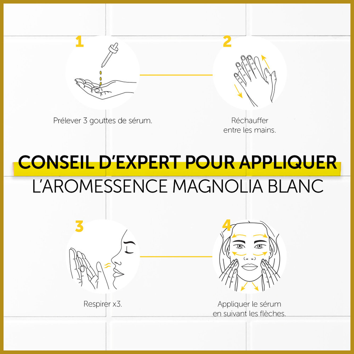 Decléor Aromessence Sérum Huiles Essentielles Magnolia Blanc Sérum Visage Anti-Age Global 15 ml