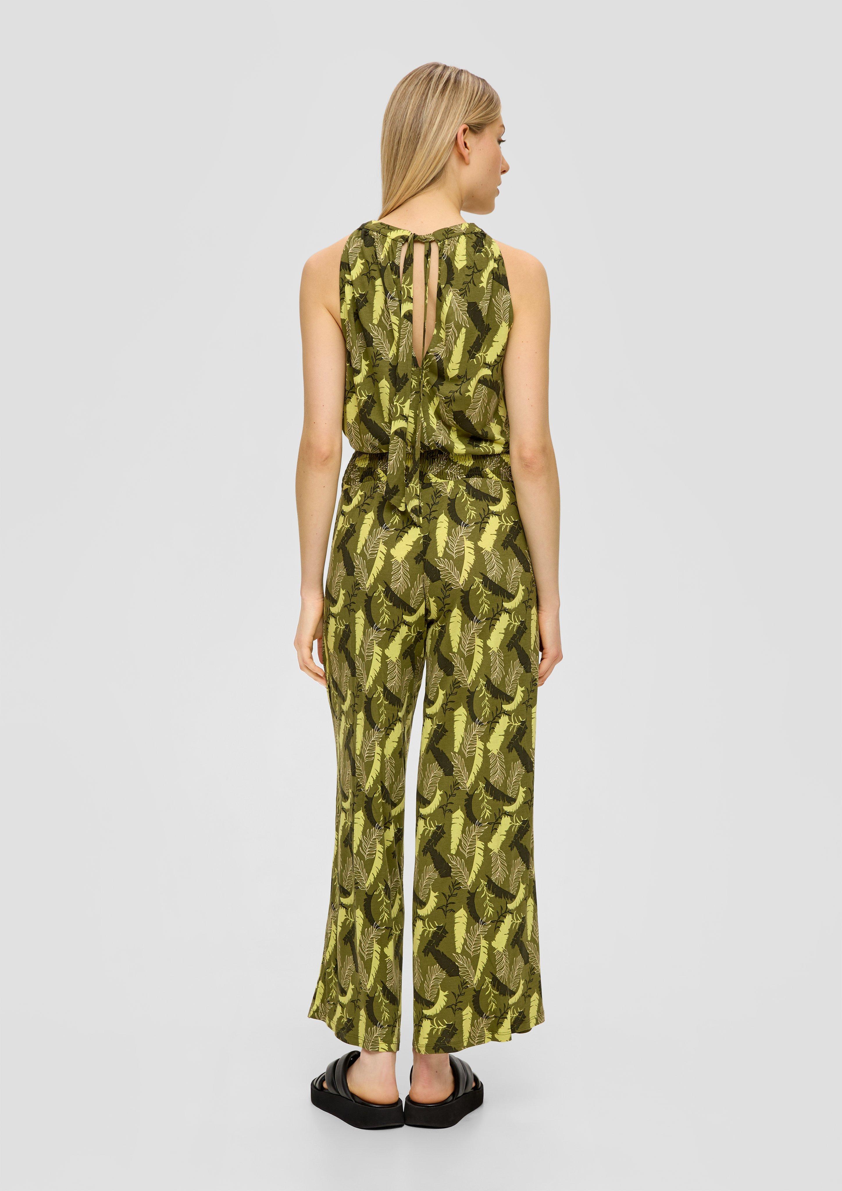 Jumpsuit mit All-over-Print  6009046-78A3