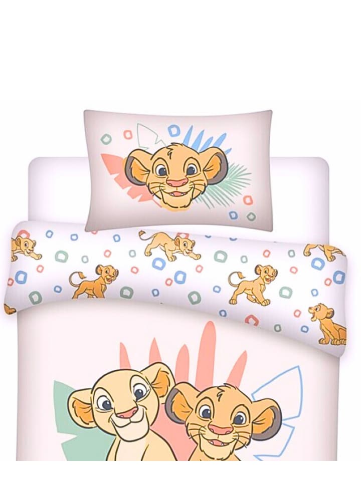 Disney König der Löwen 2-tlg.Set: Kinderbettwäsche König der Löwen in Bunt günstig kaufen 140