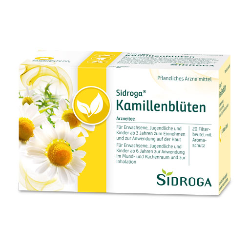 SIDROGA Kamillenblüten Tee Filterbeutel  20X1.5 g  Tee