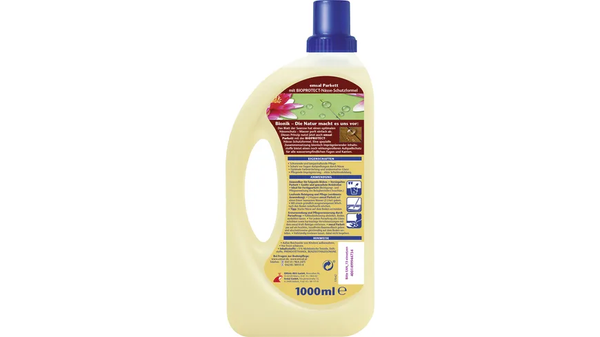 emsal Parkett Boden-Pflege 1 Liter 1 l
