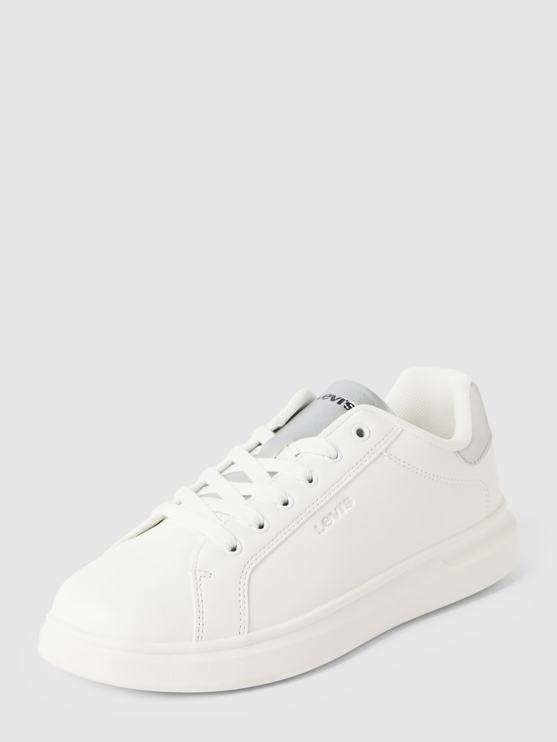 Sneaker mit Label-Detail Modell 'ELLIS' in weiß