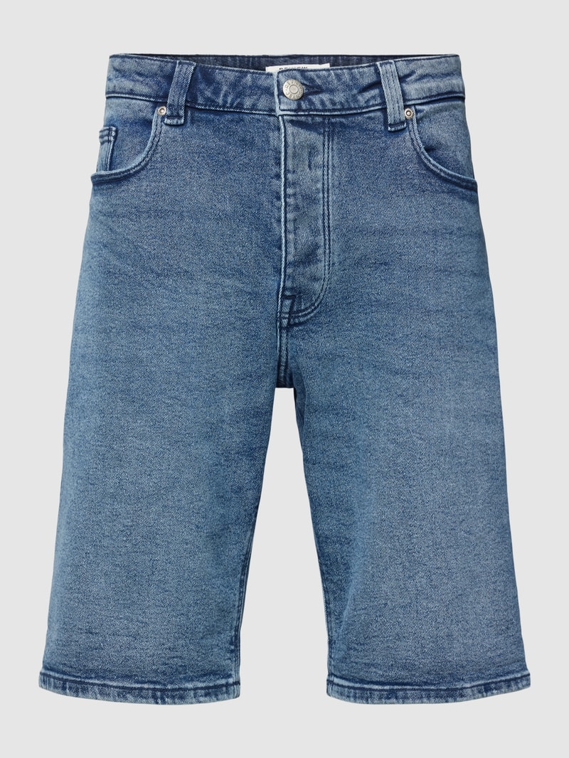 Jeansshorts im 5-Pocket-Design in blau