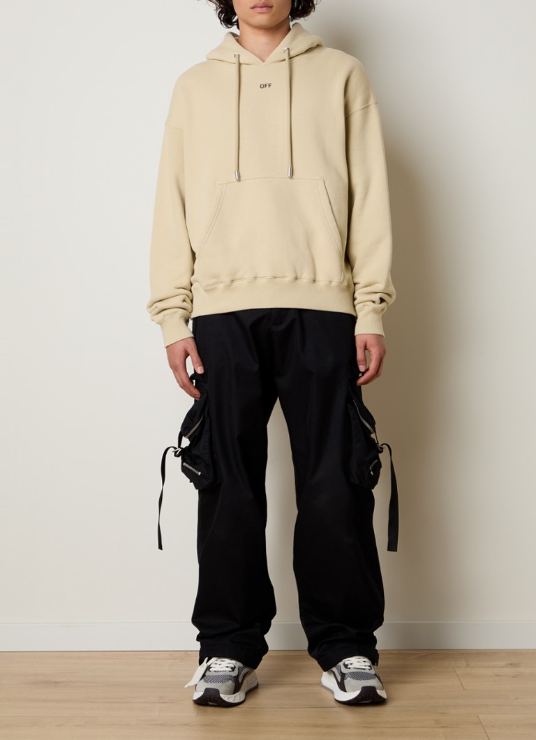Hanorac cu logo Off-White cu imprimeu de skate