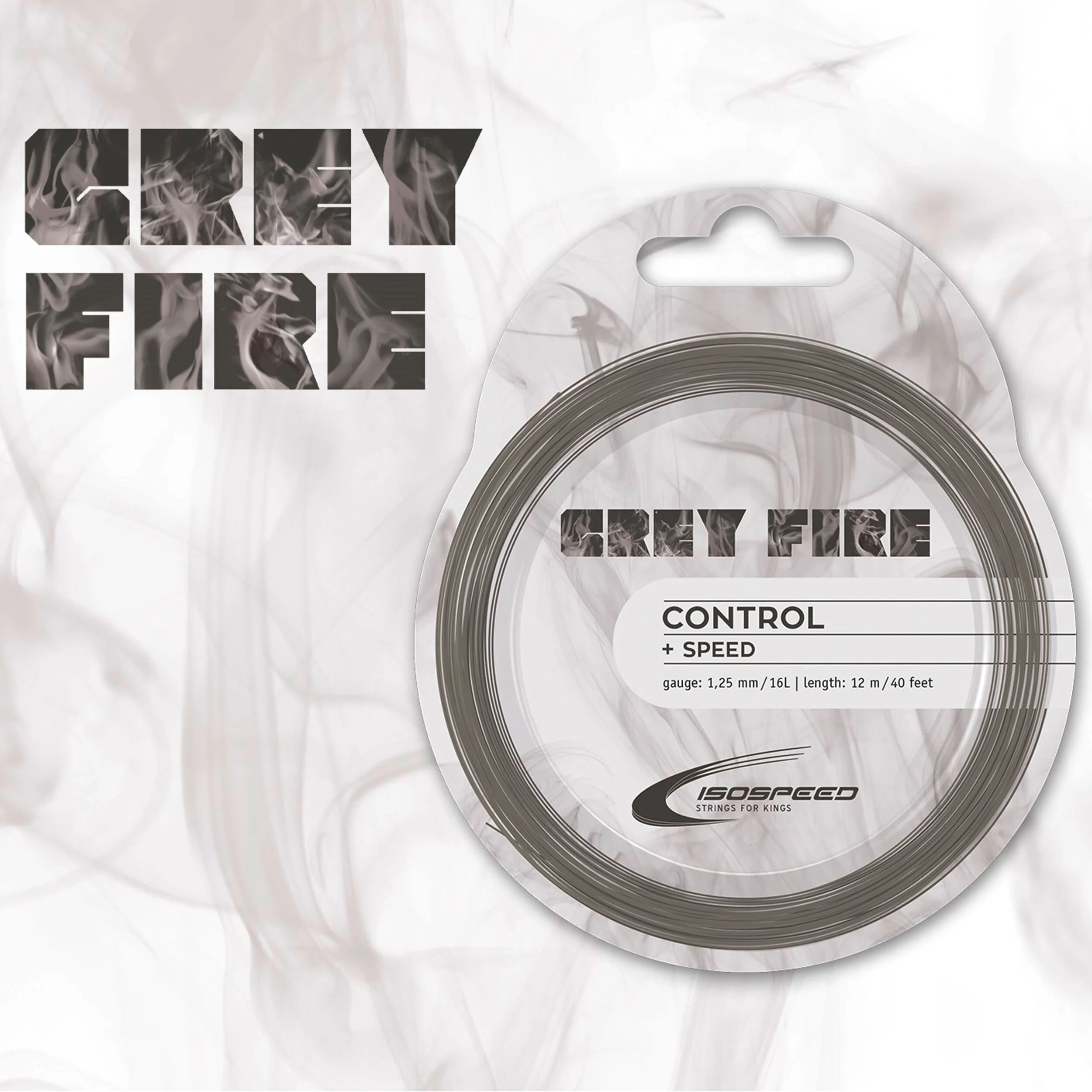Grey Fire Saitenset 12m - Grau