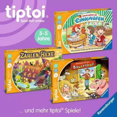 tiptoi® Zahlen-Hexe - Lernspiel ab 3 Jahren