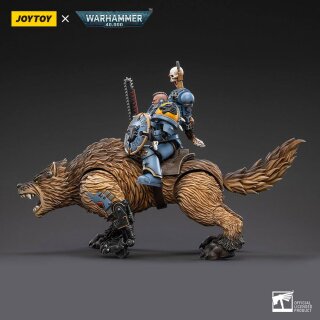 Warhammer 40k Actionfigur 1/18 Space Wolves Thunderwolf Cavalry Bjane