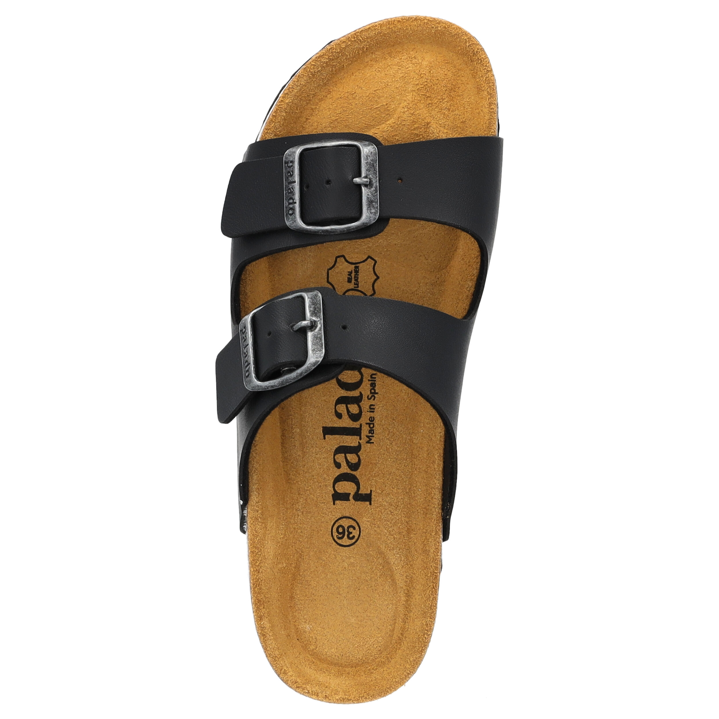 Palado Kids Korfu B Basic, Pantoletten, Kinder, Schwarz