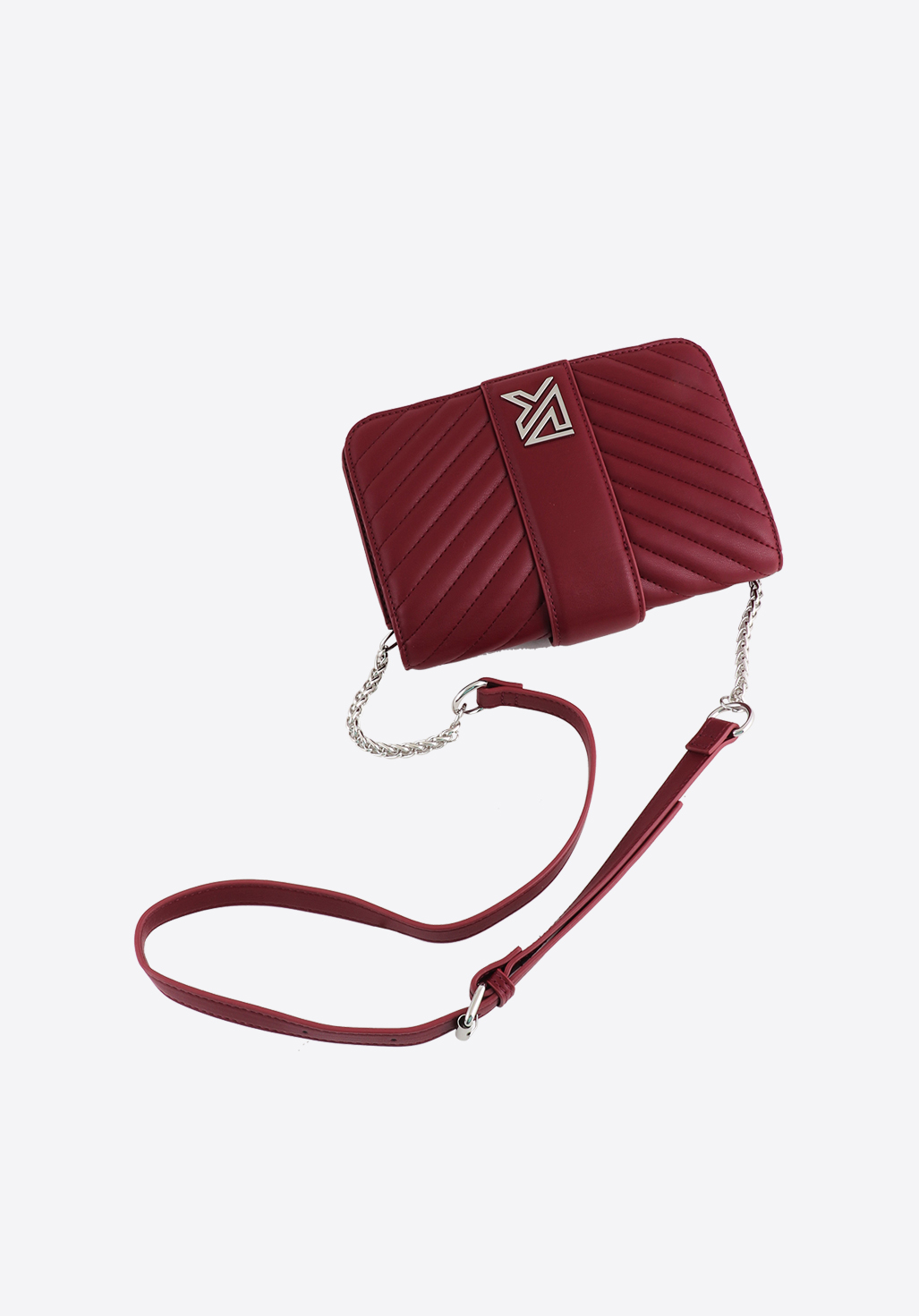 ALBA   Sac à bandoulière bordeaux femme