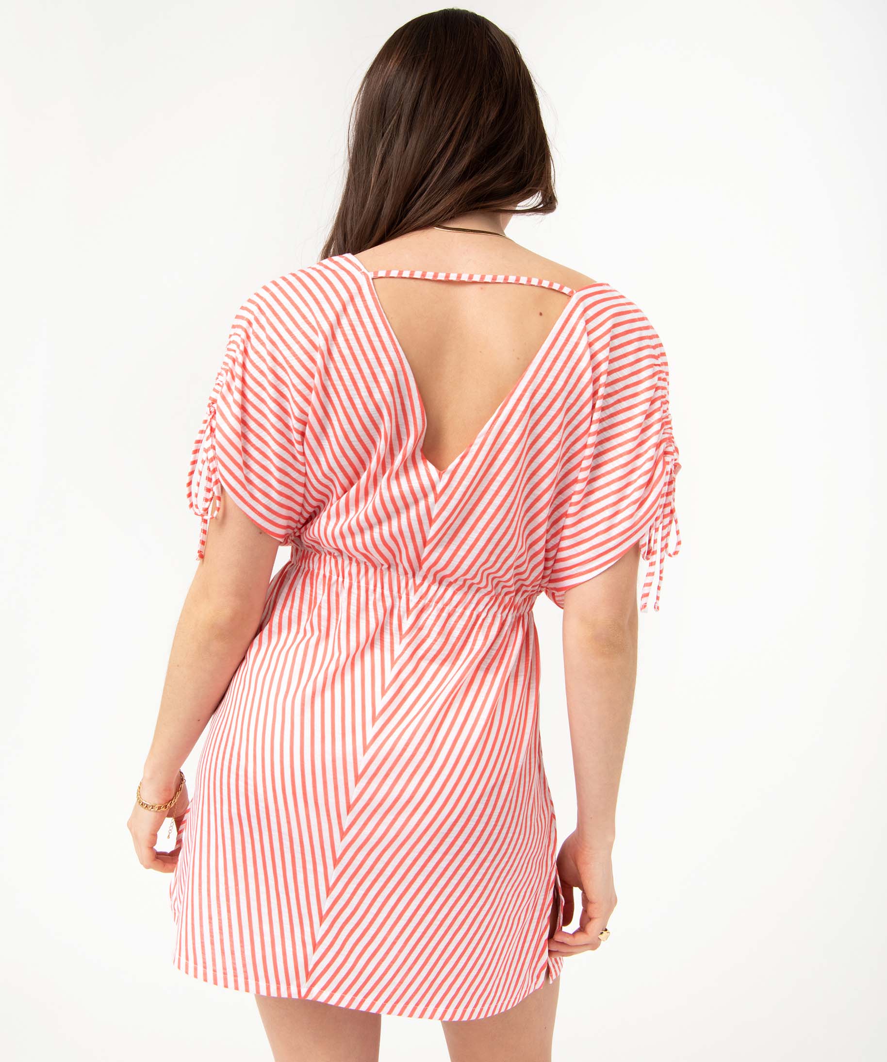 Robe de plage femme à rayures raye | GEMO
