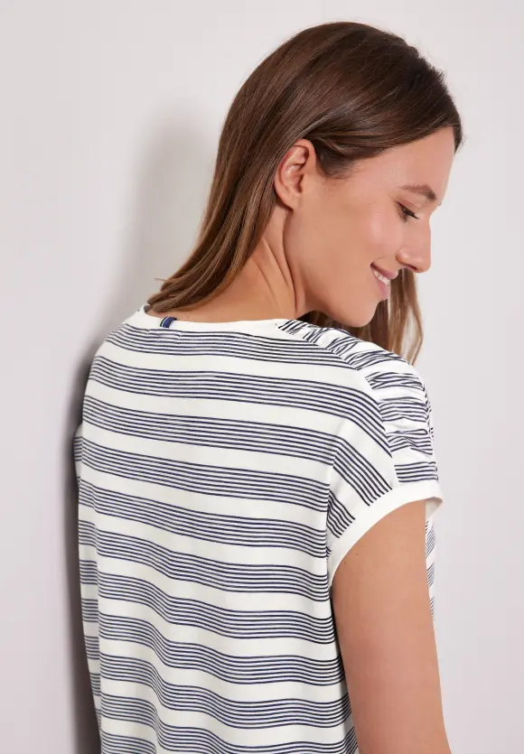 CECIL Shirt mit geraffter Schulter