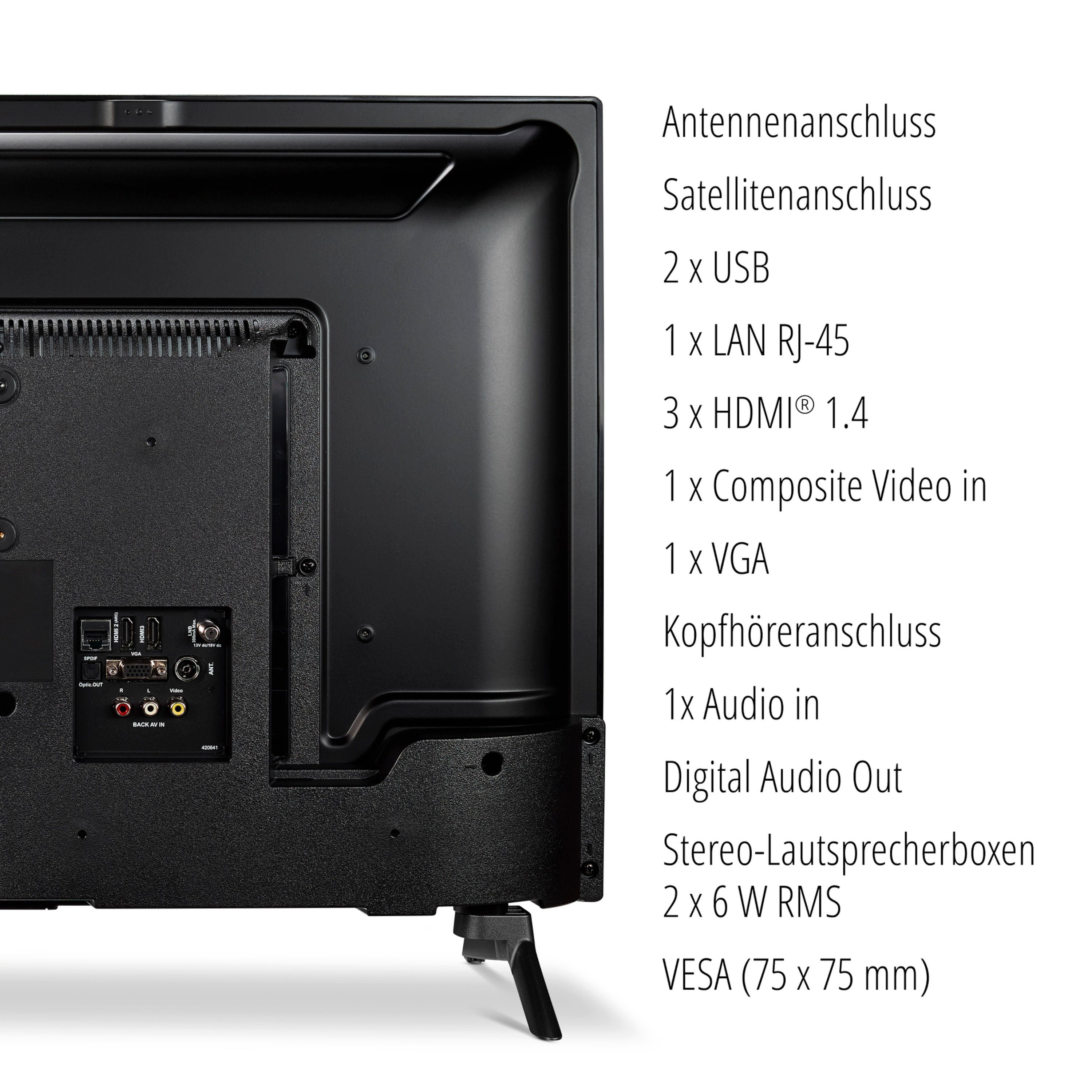 Medion® MD30042 LED-Fernseher (80 cm/31.5 Zoll, 1080p Full HD, Android TV, Full-HD Display 60Hz, MD30042)