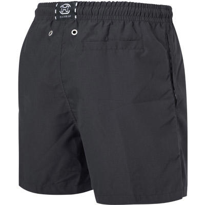 HOM, Badeshorts, Mikrofaser, schwarz