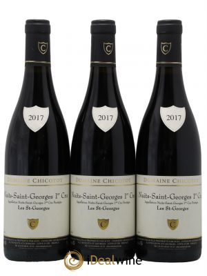 Nuits Saint-Georges 1er Cru Les Saint-Georges Chicotot  2017 - Lot de 3 Bouteilles